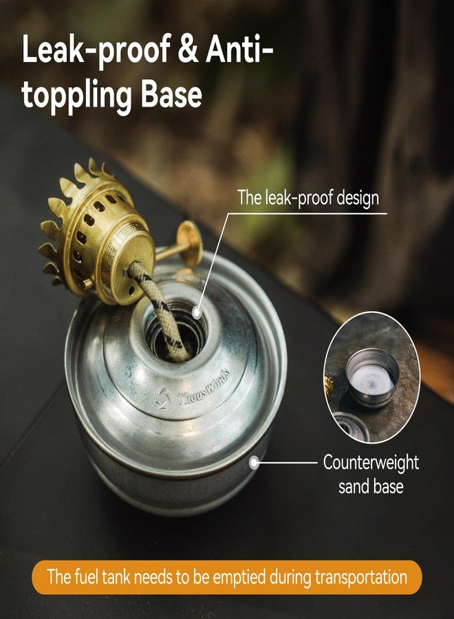 Thous Winds Oil Lamp, Brass Vintage Oil Lantern, Windproof Light for Outdoor Camping Garden Home Decor -Luminara - Image 5